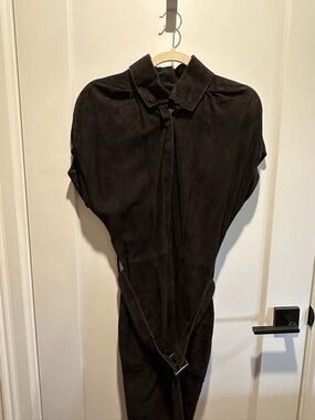 Hugo Boss Suede Dress